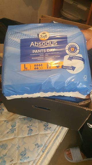 Pañales Absodys L x14 - Talla L