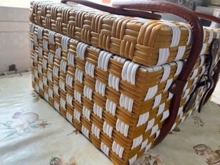 Cesta picnic vintage años 70