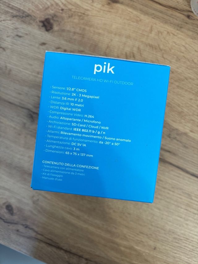 3 Telecamere Isiwi 2K Wi-Fi Esterno