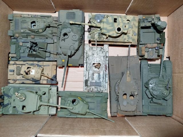 11 Maquetas Tanques WWII