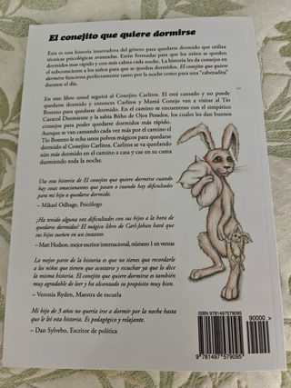 Libro El conejito que quiere dormirse
