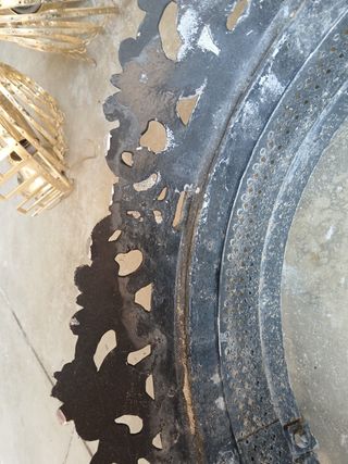 Aro farola metal negro - Decorativo