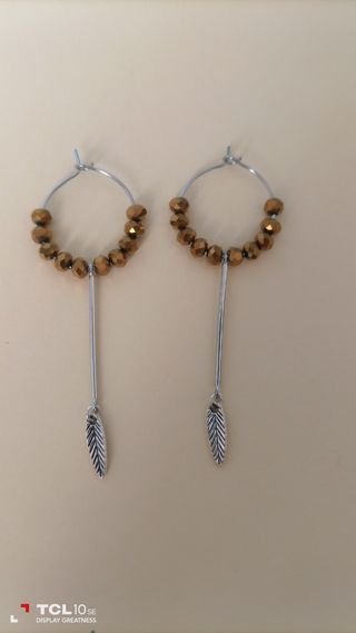 Pendientes de aro acero inoxidable