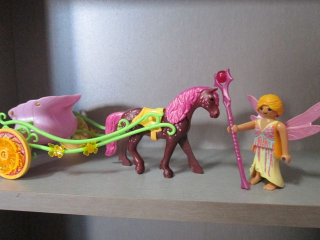 Hada Playmobil con carruaje