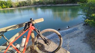 Bicicleta montaña roja