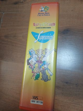 VHS Los Supersónicos 2 cintas