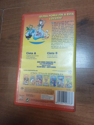 VHS Los Supersónicos 2 cintas