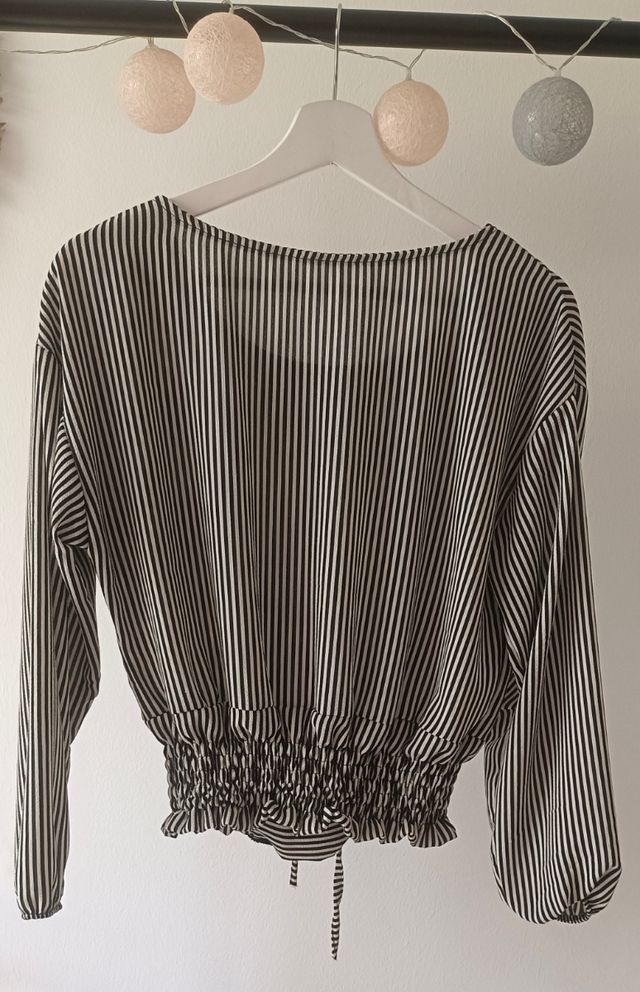 Blusa rayas blanco-negro