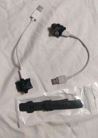 Cargadores y correa negra Honor Band 5