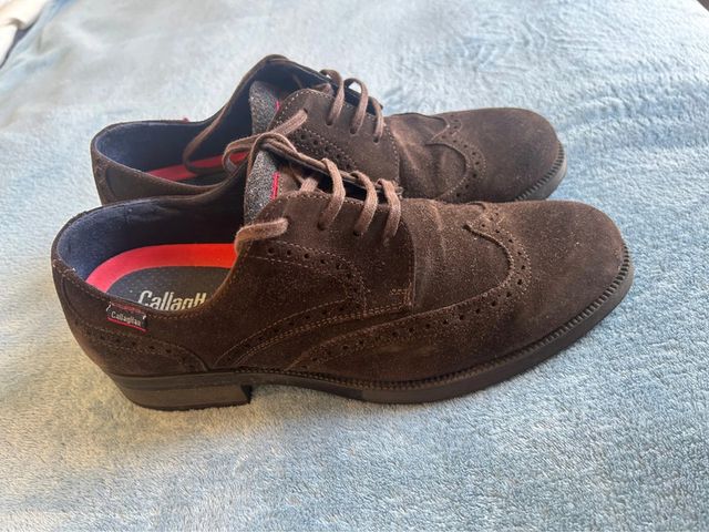 Sapatilhas Callaghan Derby Castanho