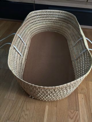 Capazo mimbre bebé - Cesta Moisés