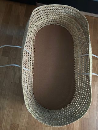 Capazo mimbre bebé - Cesta Moisés