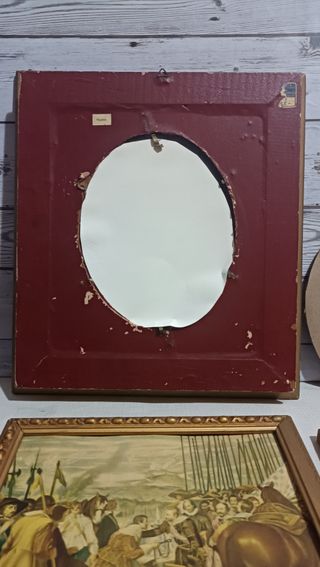 Lote cuadros antiguos Mayenne Limoges + Regalo