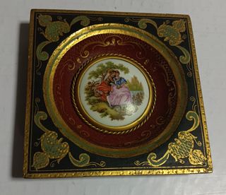 Lote cuadros antiguos Mayenne Limoges + Regalo