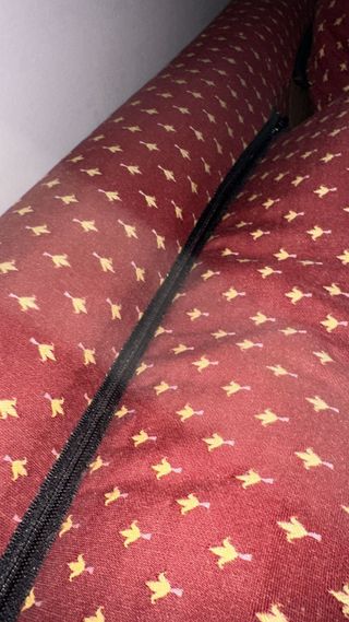 Sofá rojo 3 plazas vintage