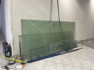 Cristales para puerta doble