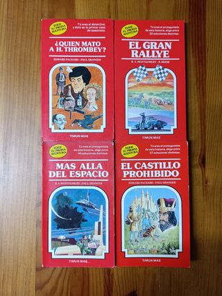 Lote Librojuegos Elige Tú Propia Aventura años 80
