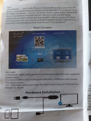 AnyCast M2 Plus - Dongle WiFi