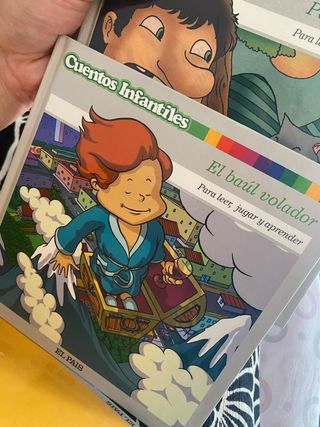 35 libros, cuentos infantiles, títulos en la foto.