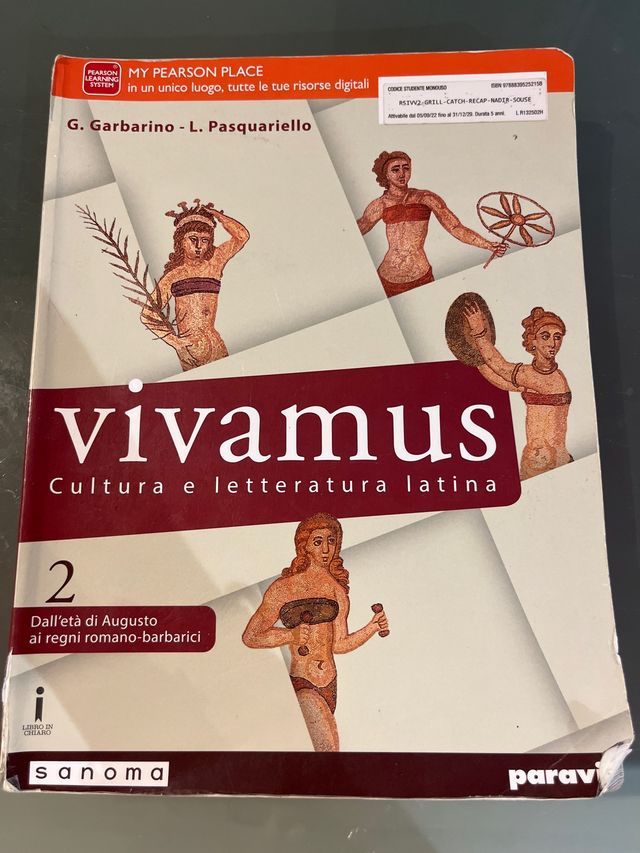 Vivamus 2: cultura e letteratura latina