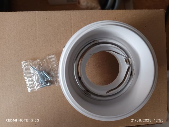 Soporte empotrable bombilla