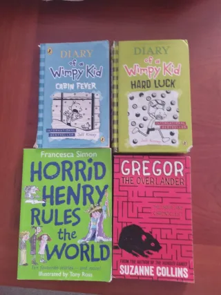 Libros juveniles en inglés. Diary of a Wimpy Kid.