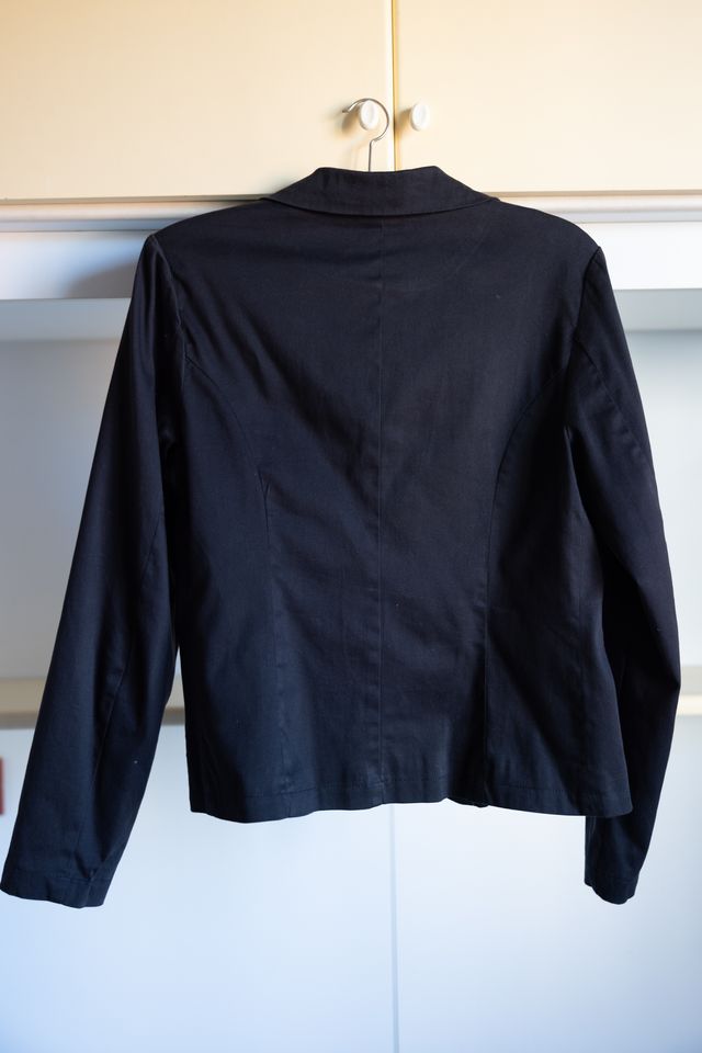 Blazer nera Fishbone - L