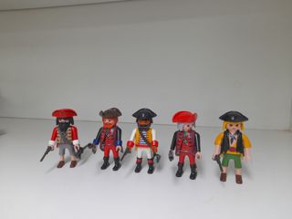 5 Playmobil coloniales