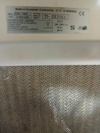 Campana extractora cocina blanca