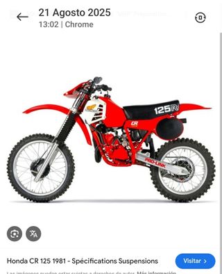 Depósito gasolina Honda CR 125 ,250,450,480,500