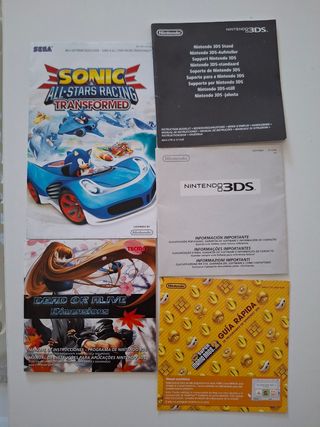 Manuales Nintendo WII U/3DS