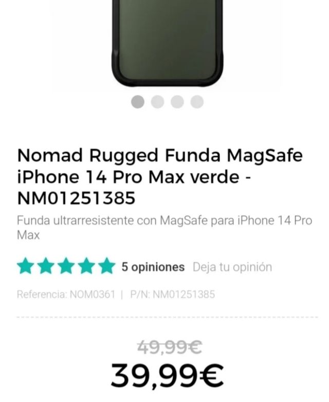 Nomad Funda iPhone 14 Pro Max