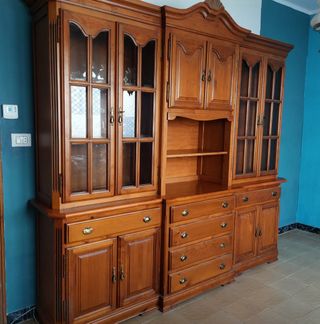 Mueble Comedor Madera - Vitrina