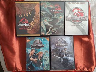 DVD COLECCION JURASSIC PARK ESPAÑOL 5 DVD
