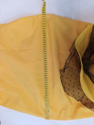 Vestido Flamenca Amarillo y Negro