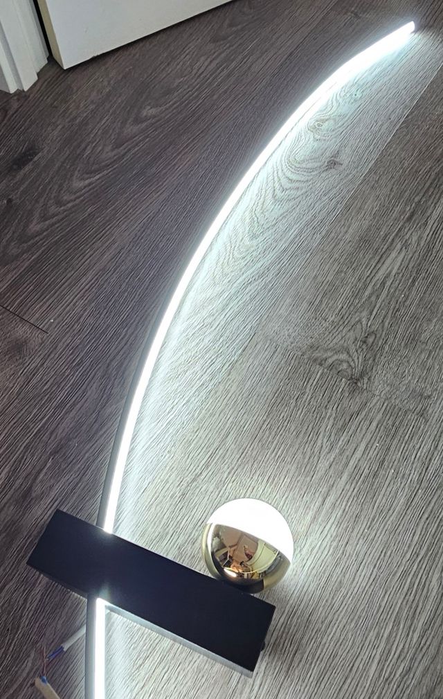 2 lampade da parete nere moderne 105CM - LED