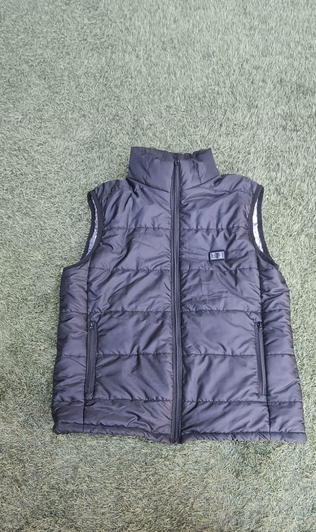Chaleco negro calefactable talla M