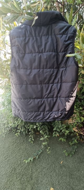 Chaleco negro calefactable talla M