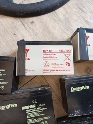 9 Baterías ciclomotores usadas Se venden juntas