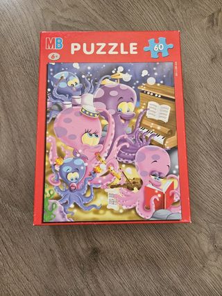 Puzzle infantil 60 piezas pulpos