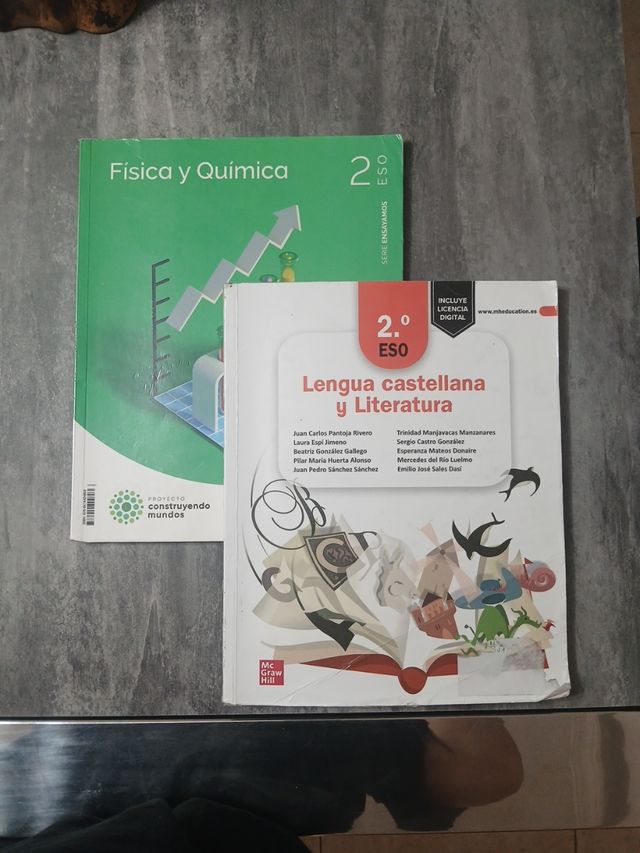 LIBROS 2ESO IES SAN ISIDRO AZUQUECA