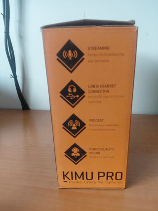 Micrófono Krom Kimu Pro - Negro