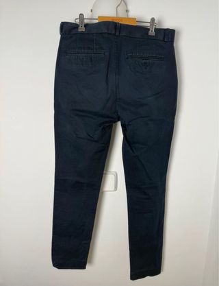 Pantalón chino H&M azul marino talla S