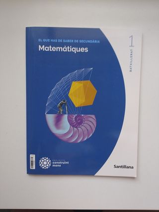 Libro secundario (NO EL PRINCIPIAL) de matemáticas