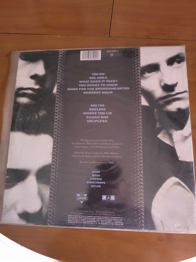 Vinilo Then Jericó - The Big Area