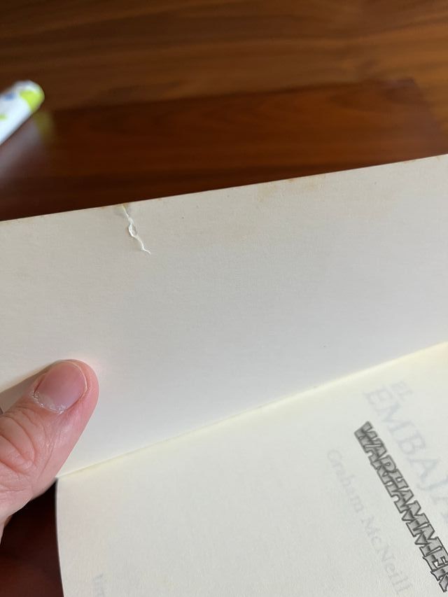 Warhammer Libro novela EL EMBAJADOR