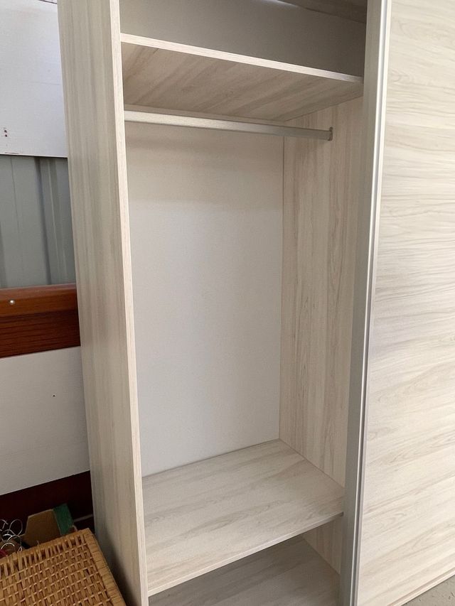 Armario 2 puertas correderas blanco