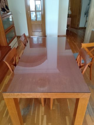 Mesa Comedor 4 Sillas - Madera  l