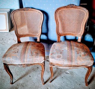 Sillas antiguas estilo Isabelino