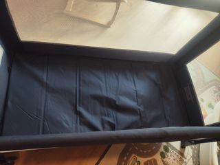 2 regalos + Cuna de viaje portátil azul